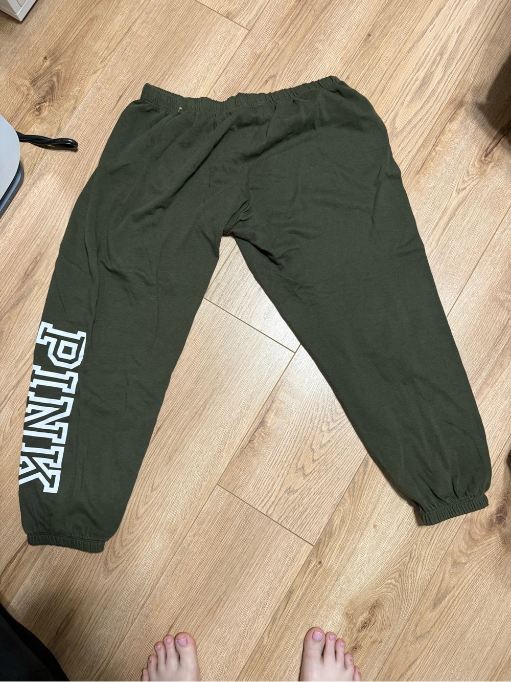 Victoria's Secret PINK Olive Green Joggers